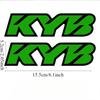 2PCS Motorcycle Stickers Motocross Front Forks Kyb Showa Wp for Shock Absorbers Cool Logo Vinyl Suspension Durable Vinyl Decals