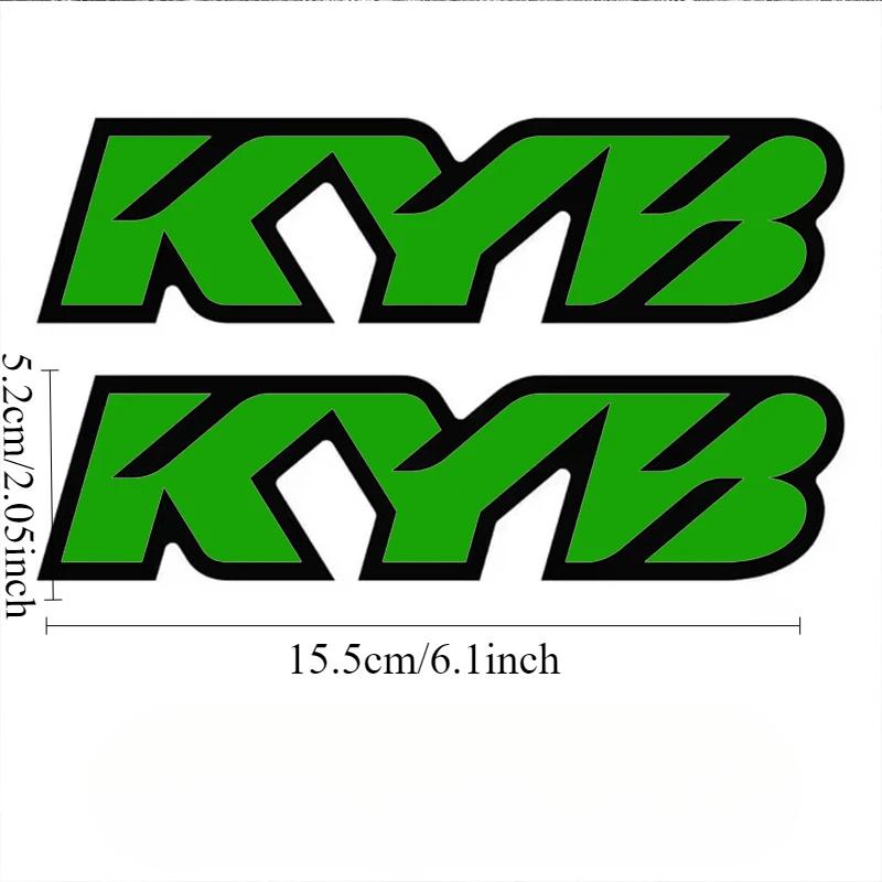 2PCS Motorcycle Stickers Motocross Front Forks Kyb Showa Wp for Shock Absorbers Cool Logo Vinyl Suspension Durable Vinyl Decals