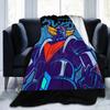 Mazinger Z Manga Knitted Blankets Coral Fleece Plush UFO Robot Grendizer Warm Throw Blanket for Bedding Couch Bedspread
