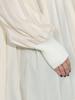 Beams Heart Mixed Material Combination One Size L/S Knit, Pullover, Women's, IVORY,