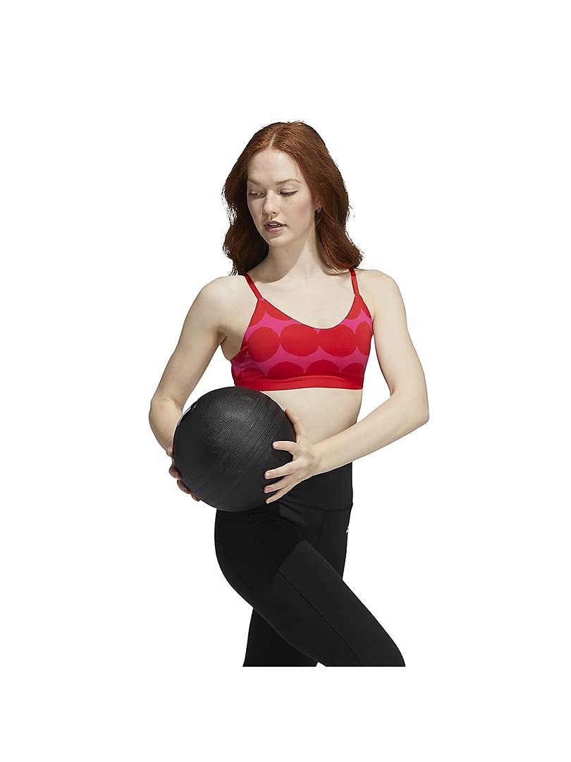 

Adidas Marimekko All Me Sports Bra KNF83 Team Real Size Small Women s Magenta/Print (H16921)