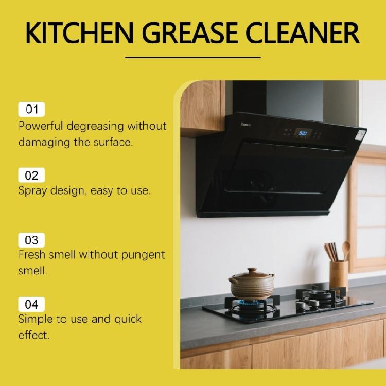 Degreasing Kitchen Cleaner Neutralizes Kitchen Odors While Removing Oil Stains Safe For Fast Drying