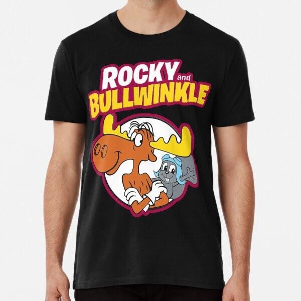Funny Rocky And Bullwinkle Cute Love T-Shirt
