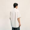 CROQUIS Men's 2025 Autumn H-Lapel Long-Style Short-Sleeve Shirt