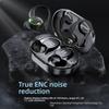 Sports Cycling Bluetooth 5.3 Earphones, Ear Hook Design ENC Noise Reduction Waterproof