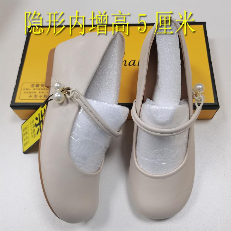 

Туфли Мэри Джейн на небольшом внутреннем каблуке, женские, новая коллекция 3233, женская обувь маленького размера 34