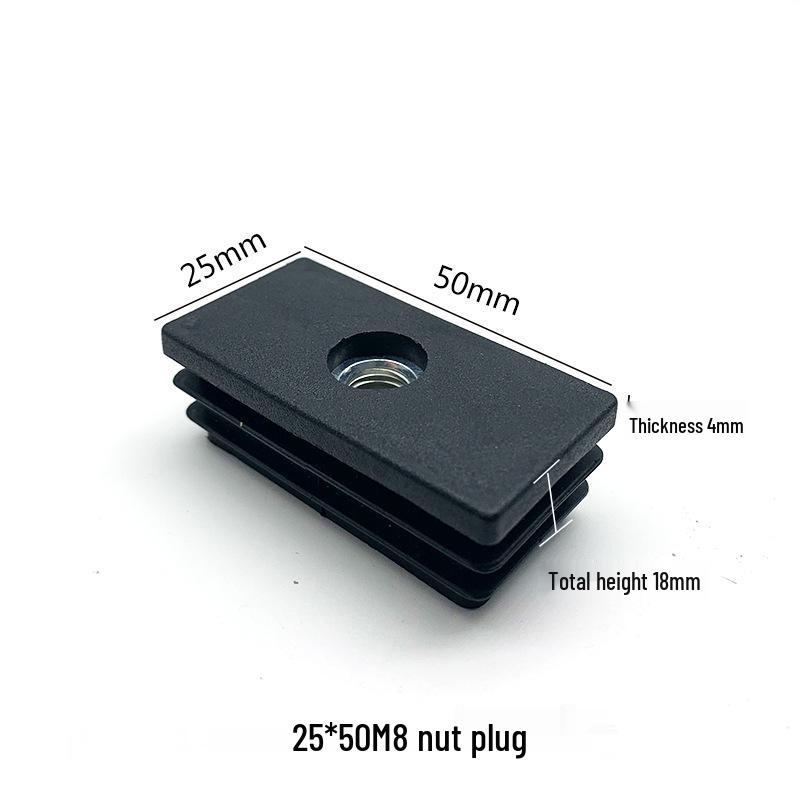 M8 Adjustable Table Leg Foot Pad with Height Adjustment Screw