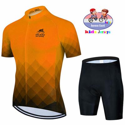 Baby- und Kinder-Radtrikot-Set mit kurzen Ärmeln, atmungsaktive Kinder-Radbekleidung für Jungen, schnelltrocknend, Sommer-Radanzug-Set 2026, Fahrraduniform