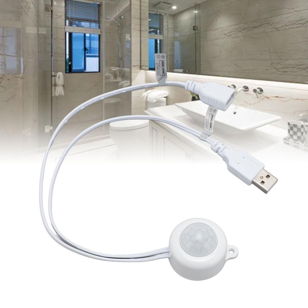 PIR Motion Activated Sensor USB Interface Plug and Play 5V To 24V Infrared Sensor Controller for Light Control