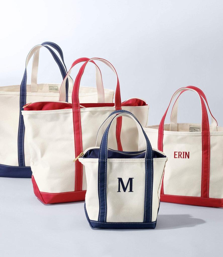 LL Bean Boat and Tote Zip Seasonal Regular Graphite Gray Bag, Top, Small, Color (1000200449)
