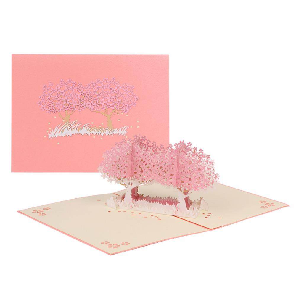 Romantic 3D Pop-Up Gift Card Paper Wedding Invitation  Wedding Decor