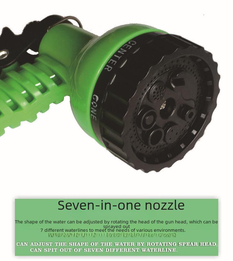 Multi-Purpose High-Pressure Water Gun & Telescopic Hose Set for Car Washing & Garden Watering