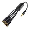 3/4/5/6 Way 3.5mm AUX Cable 1 Male To Multiple Female Connectors Extension Cord AUX Wire Line for R Headphones