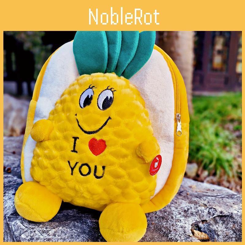 Pineapple Backpack Turtle Schoolbag Children Cartoon Stuffed Plush Toys