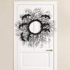 Halloween Simulation Decoration Wreath, Black Withered Branches, Vines, Window And Door, Hanging Party Props