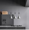 Nordic Wrought Iron Pendant Light - Modern Creative Single-Head Lamp for Restaurant, Bar, Bedroom, and Bedside.