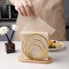Nordic Style Tissue Storage Rack Space-Saving Paper Towel Container Vertical Napkin Dispenser  Home