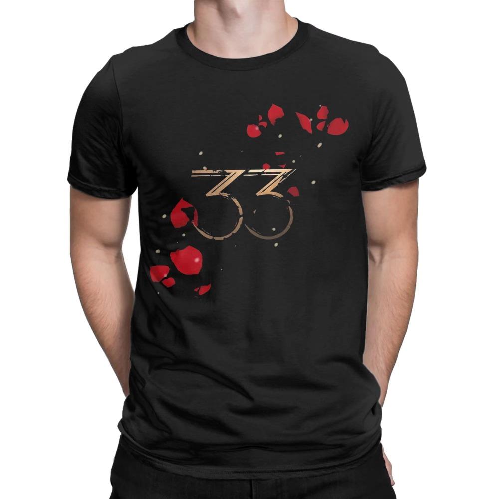 Novelty Expedition 33 Print TShirt Men O Neck Cotton T Shirts Short Sleeve Tee Shirt Tops Comfortable Breathable and Soft