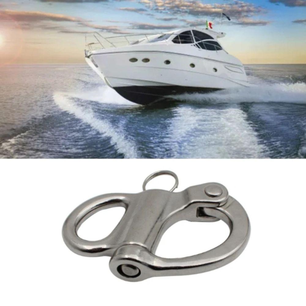Stainless Steel Snap Shackle Jaw Swivel Chain Shackle Quick Connects Swivel Snap Shackle  Boats