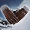 1 Pair Men Gloves  Chic Anti-pilling Winter Gloves  Wear-resistant Men Winter Gloves
