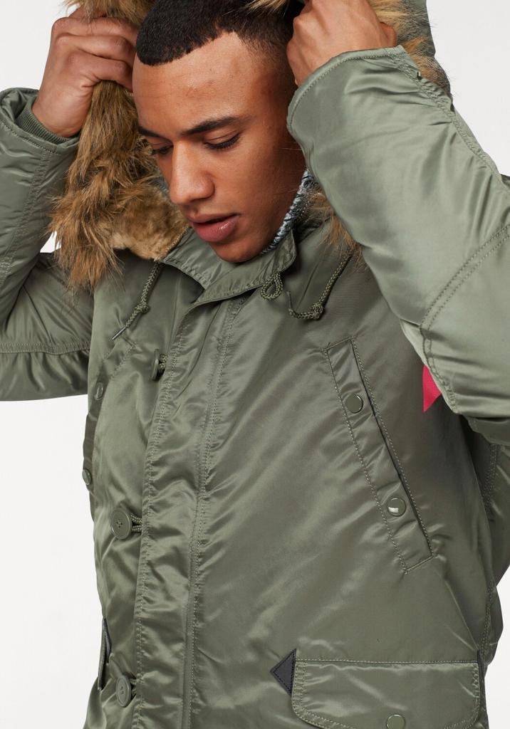 Winter Jacket Alpha Industries N3B VF 59 Man Sage-green