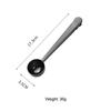 Stainless Steel Coffee Spoon/Sealing Clip Mirror Process Multipurpose Long Handle Measuring Spoon For Milk Powder Instant Drinks