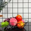 Fruit Bowl Washing Fruit Hollow Drain Basket Iron Fruit Basket Living Room Coffee Table Net Red Fruit Plate Snack Storage Basket