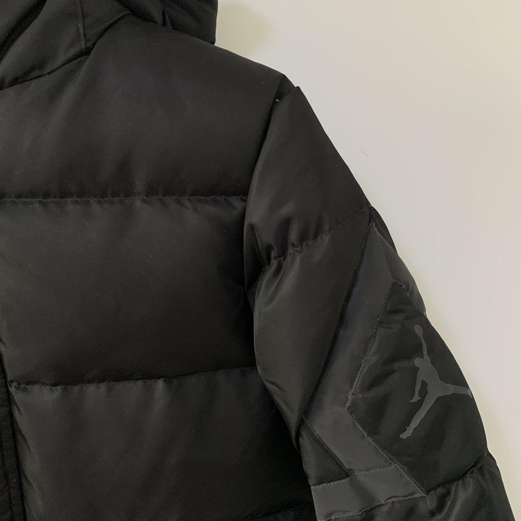 Nike Kids Solid Color Casual Simple Down Jacket Kids Jackets Black CZ7678-010