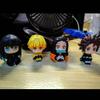 8Pcs Q Version Demon Slayer Toy Sitting Ghost Dolls Of Tanjiro Nishimura Inosuke Zenitsu - Pvc Figurines Collectible Model Gift