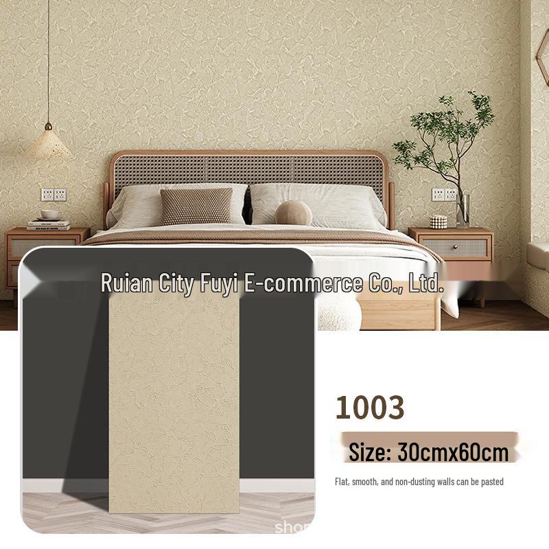 Waterproof 3D Travertine-Style Flexible Wall Panel Wallpaper