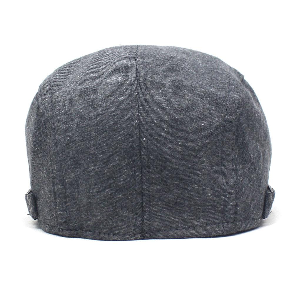 Beret Men's Casual Solid Color Cap Forward Cap Adjustable Hat