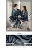 Han Yatong Silk Couple Pajamas Set: Autumn Long Sleeve Cardigan Homewear
