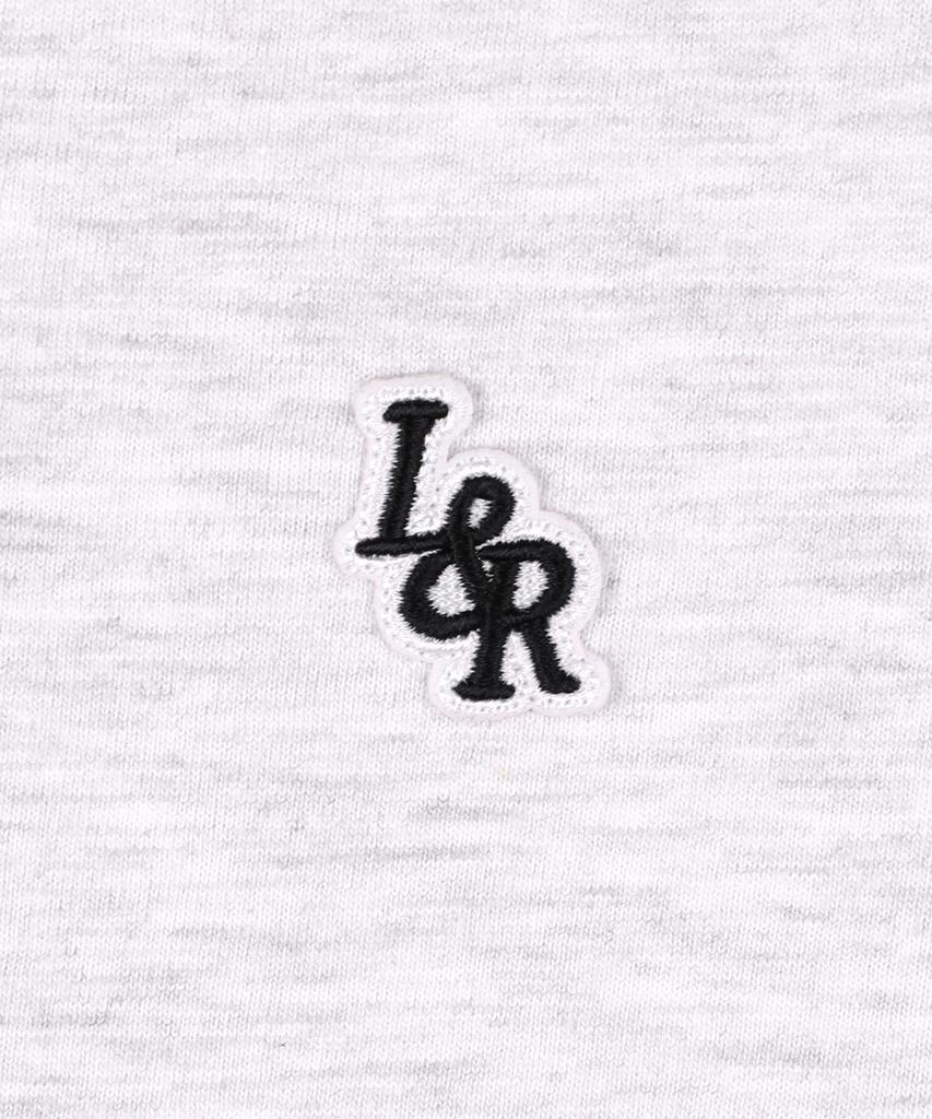 LOSSYROW L&R Patch Point Short-Sleeved T-Shirt White Melange