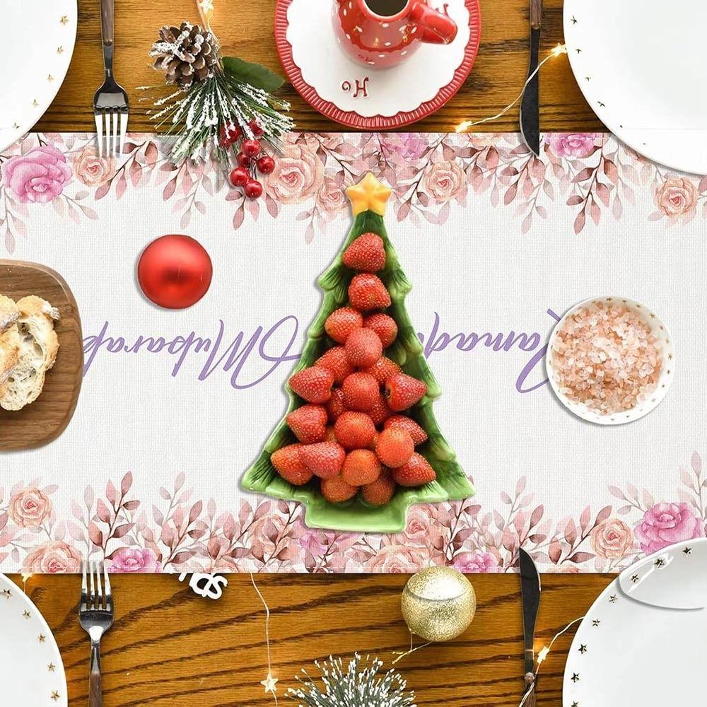 Heat Insulation Ramadan Table Runner Anti-slip Moon Table Runner New Table Cover  Eid Al Adha