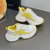 Weiche Leder Plateau Dad Shoes Sommer Neu Einzelnetz Atmungsaktiv Sportlich Lässig Schuhe Leichte Laufschuhe