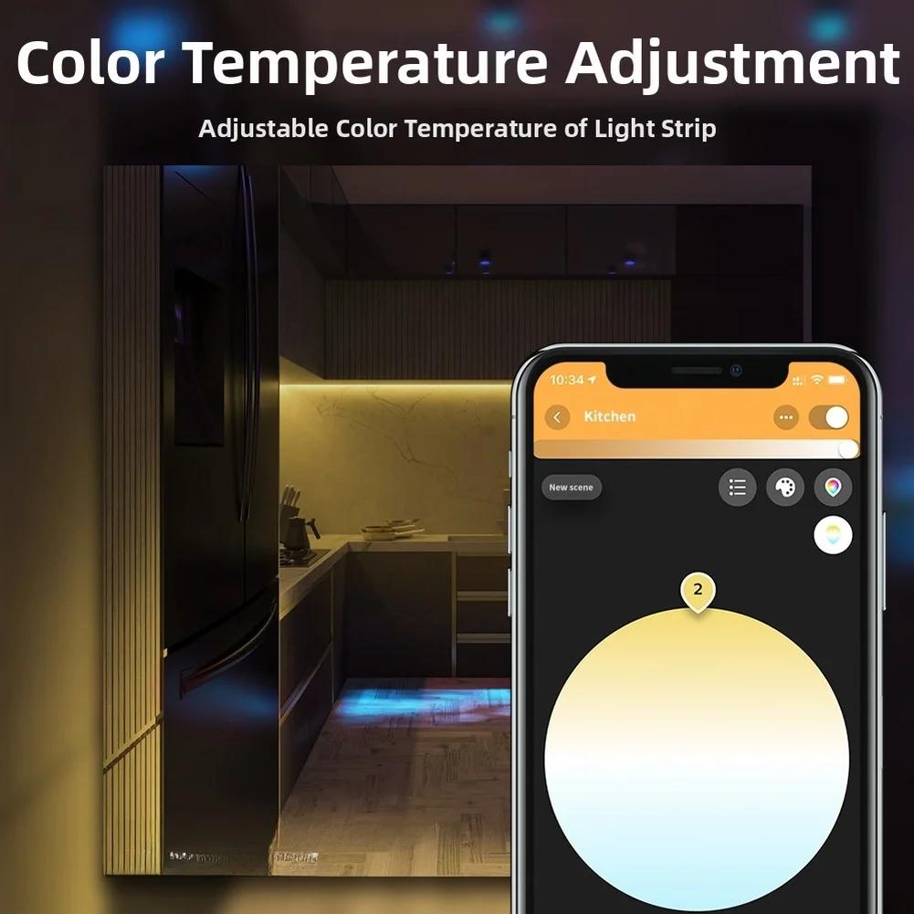 Smart LED Controller FOR ZIGBEE 3.0 5 in 1 RGB CCT RGBW LED Strip Light Controller with Voice and APP Control Support