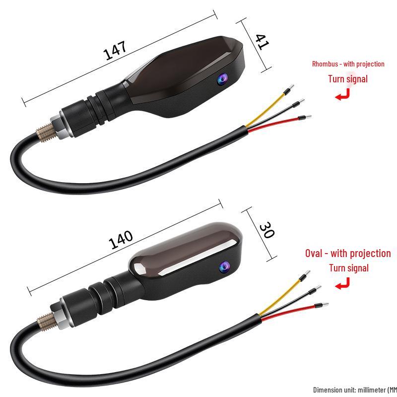 Motorcycle LED Sequential Turn Signal & Taillight for Electric Scooters