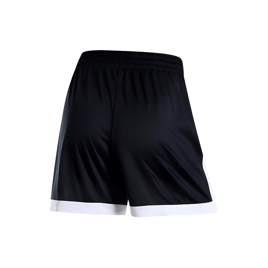 Nike Dri-Fit Color Block Logo Print Elastic Waist Basketball Shorts Women Shorts Black HF0530-012