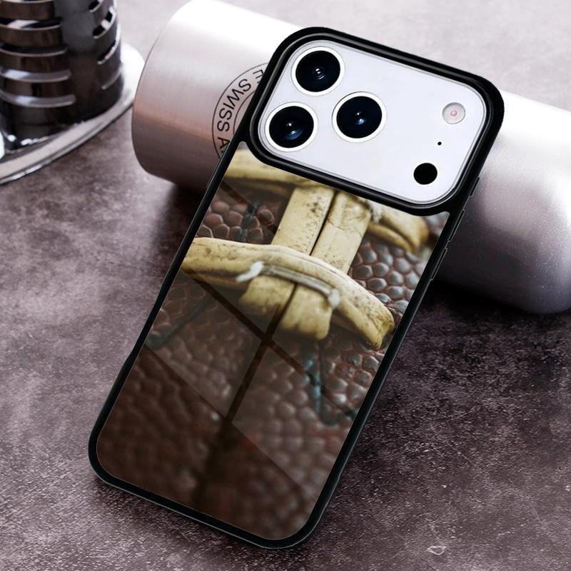 Rugby Ball Phone Case for iPhone 17 16 15 Pro Max Air 14 13 12 11 Plus Shockproof Capa Cover