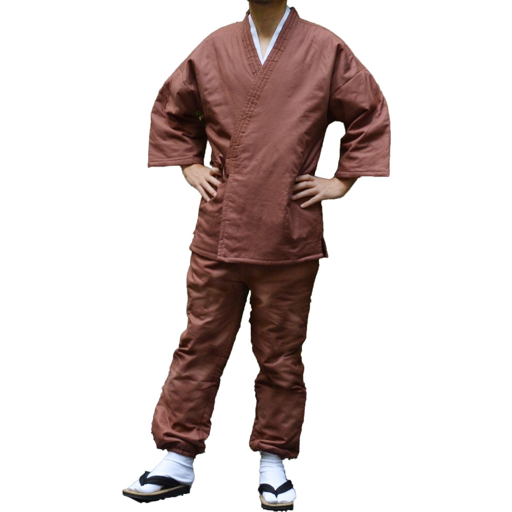 

Quilted Samue with Padded Lining, Brick, Size S, 41131ds-3-S