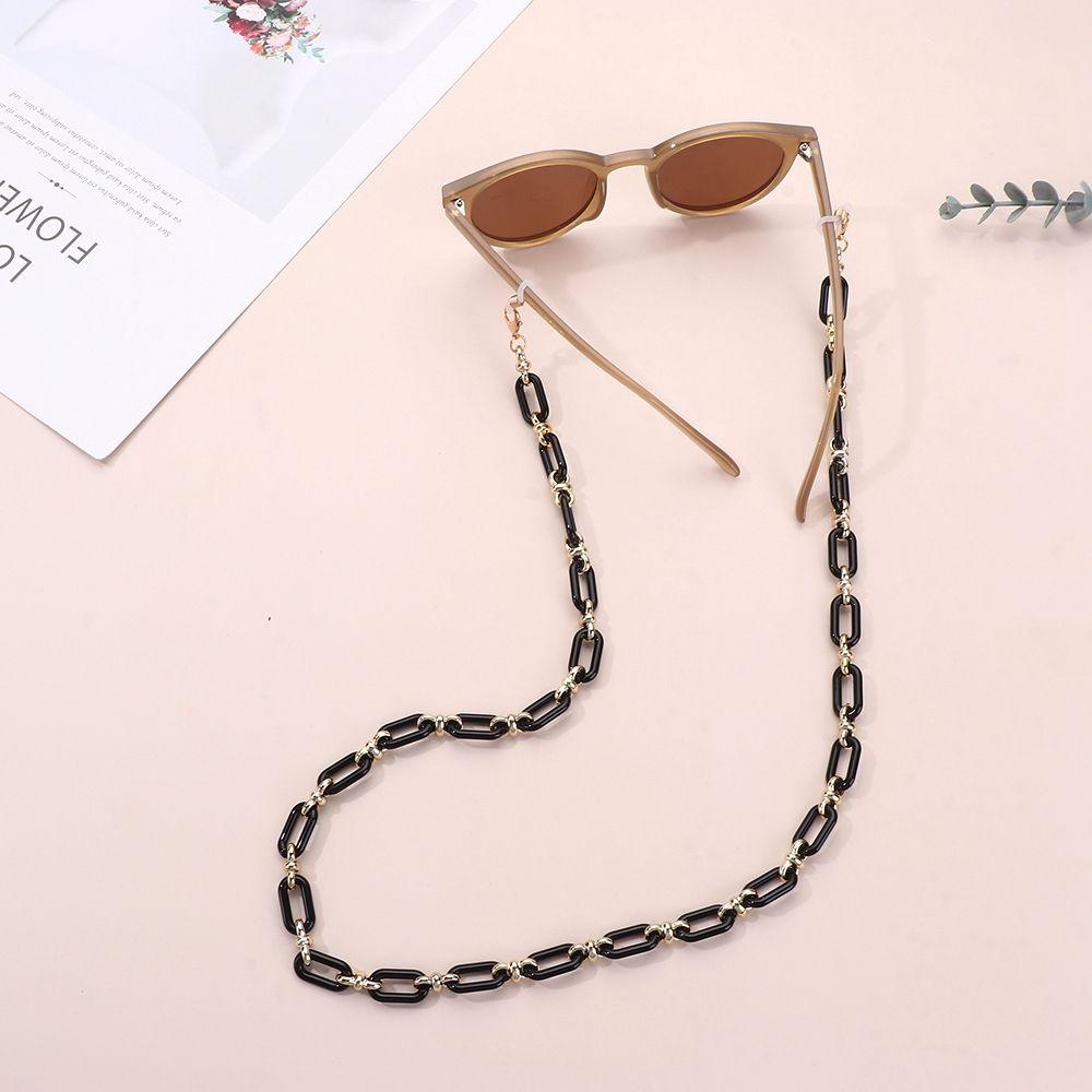Women Anti-lost Mask Hanging Rope Elegant Glasses Chains Acrylic Neck Strap Sunglasses Eyewear