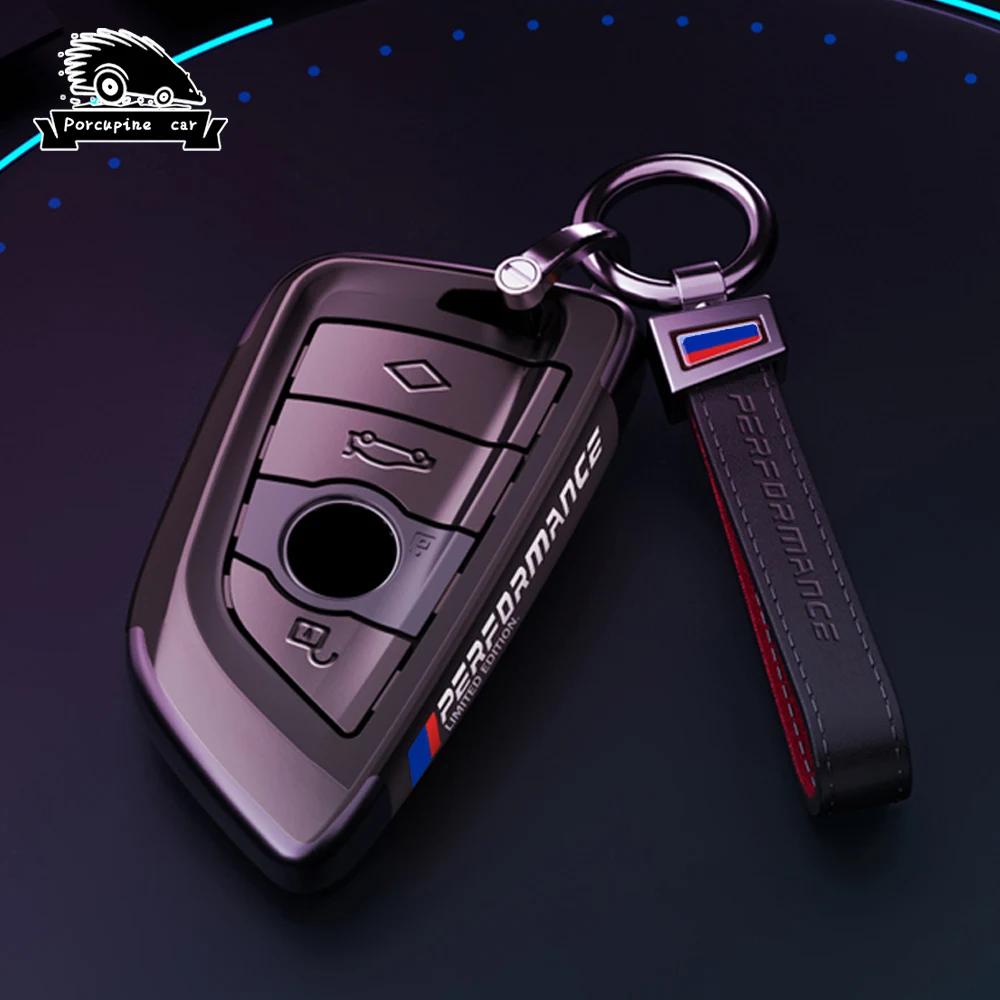 PC Car Key Case Cover Bag For Bmw F20 G20 G30 X1 X3 X4 X5 G05 X6 X7 G11 F15 F16 G01 G02 F48 Accessories Holder Shell Keychain