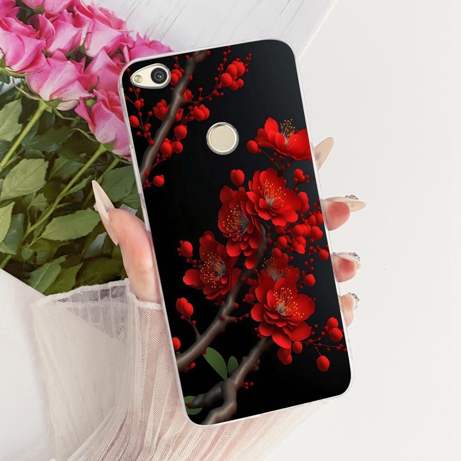 For Huawei P8 Lite 2017 Case Honor 8 Lite Cute Lion Fashion Painted Cover Soft Silicone Phone Case For Huawei P9 Lite 2017 Shell