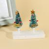 Mini Cake Plugin Christmas Baking Plug Christmas Tree Leaf Wreath Flag Holiday Ornament