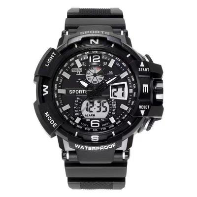 Military Watch Wristwatch Men's Digital Quartz Analog Sport Male Men LED Waterproof Watches Waterproof