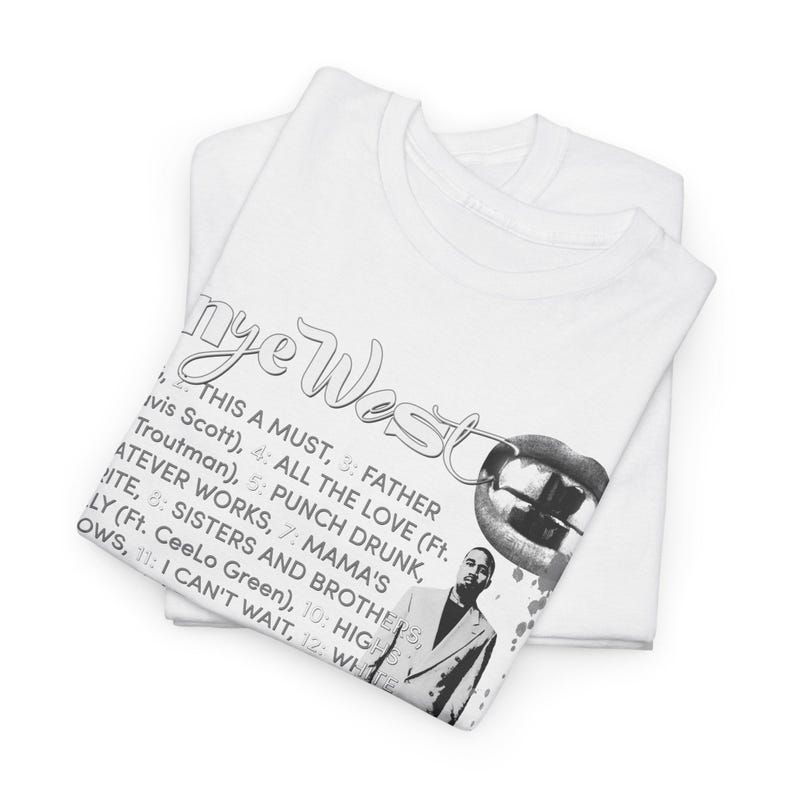 2026 Summer Fashion Tee Men Women Vintage Top Kanye West Bully Album T-shirt, Bully Album, Kanye West Bully T-shirt, Kanye West New Album T-shirt