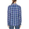 Polo Ralph Lauren Geruite Enkele Rij Knopen Spitse Kraag Lange Mouwen Shirt Dames shirts Blauw 211920926-009