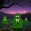 Halloween Ghosts Garden Decorations, Halloween Ghosts Yard Signs With Stake, Outdoor Decorations Signs For Lawns Decor Yard Garden Decor