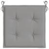 vidaXL Gartenstuhl-Kissen 2 Stk. Grau 50x50x3 cm Oxford-Gewebe