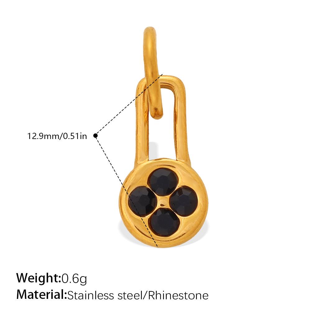 Luxurious Rhinestone Lock Pendant for Women – Unique and Versatile Jewelry Accessory